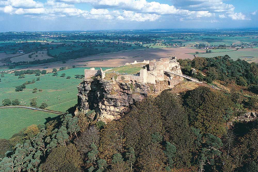 Beeston Castle sits at the heart of Cheshire's Sandstone Trail